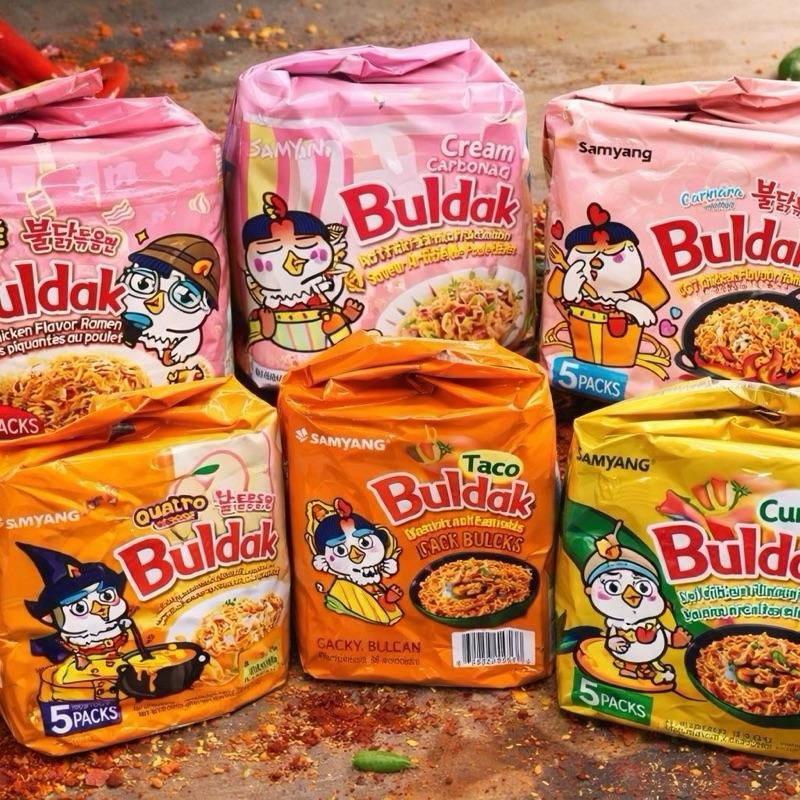 Samyang Buldak Is Here — Imported Korean Fire Noodles, Straight to Your Door