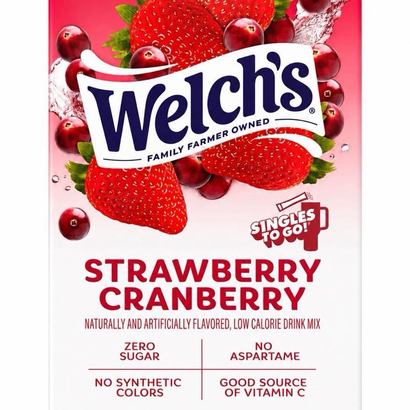 Welch's zero sugar drink mix singles – imported & delivered in the UK by SugarPlug