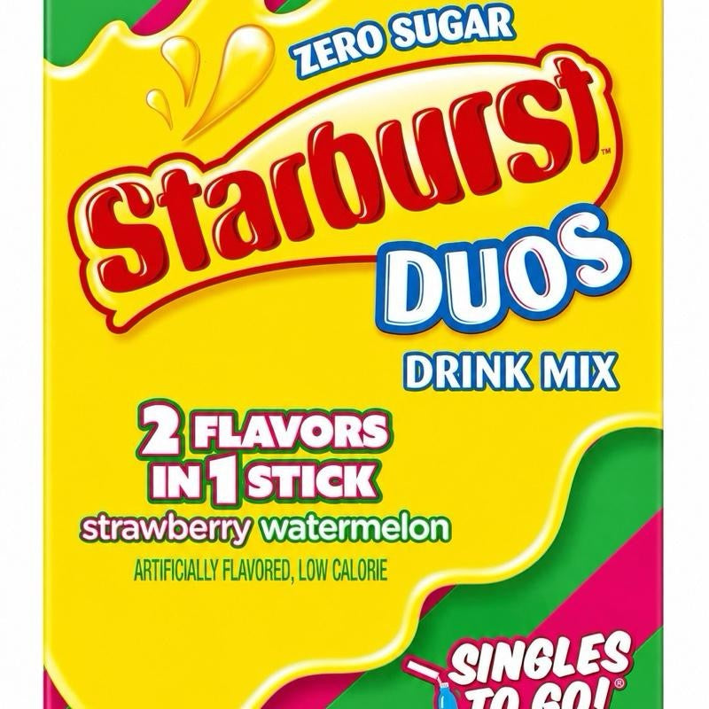 Zero sugar Skittles & Starburst American drink mixes – imported & delivered in the UK by SugarPlug