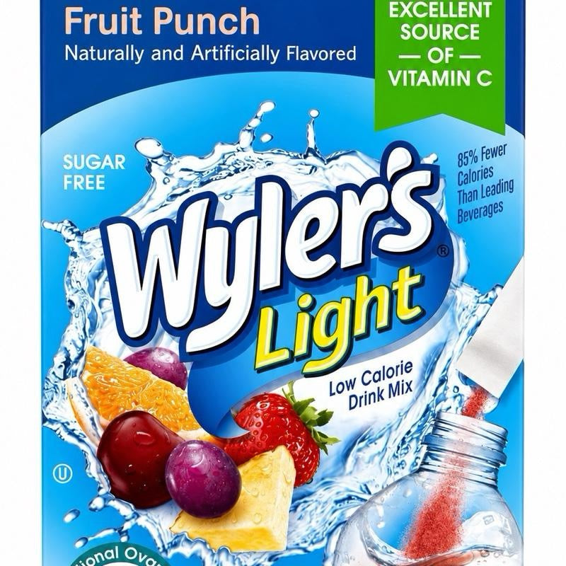Wyler's Light zero sugar American drink mix singles – imported & delivered in the UK by SugarPlug