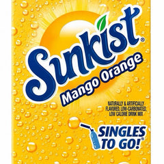 Sunkist zero sugar singles to go drink mixes – imported & delivered in the UK by SugarPlug