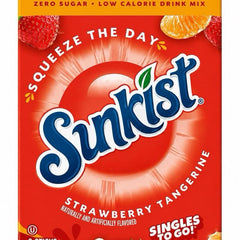 Sunkist zero sugar singles to go drink mixes – imported & delivered in the UK by SugarPlug