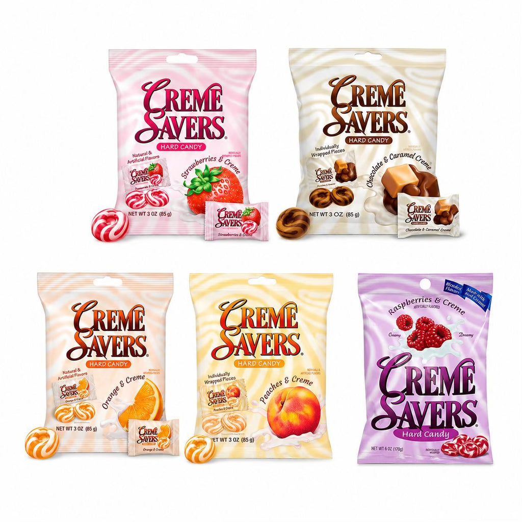 Iconic Candy Creme Savers – Three Amazing Flavours