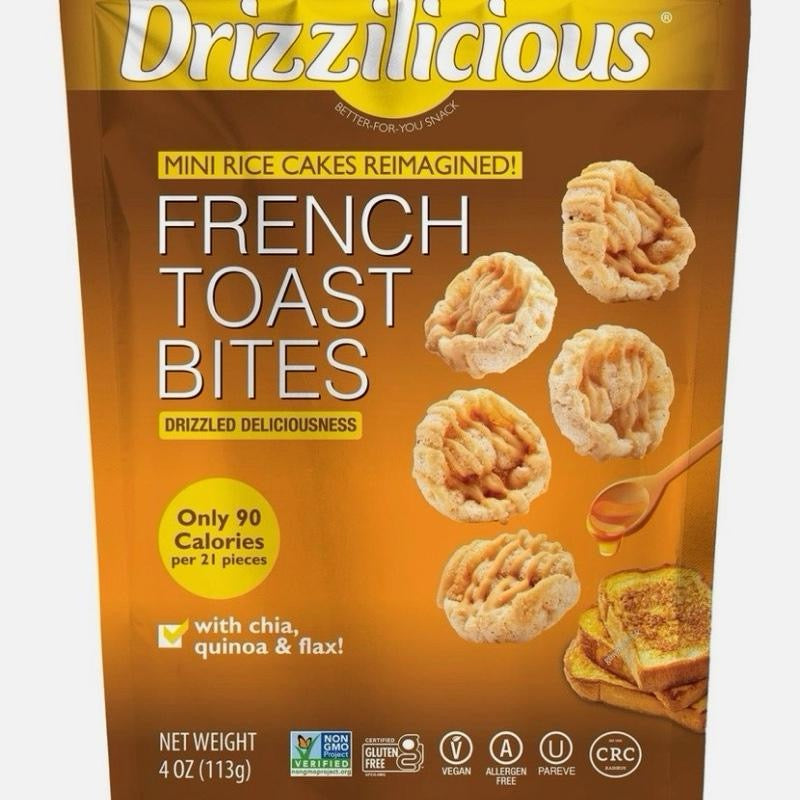 Drizzilicious mini rice cakes American snack UK - SugarPlug