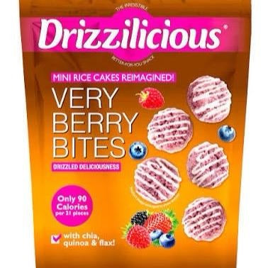 Drizzilicious mini rice cakes American snack UK - SugarPlug