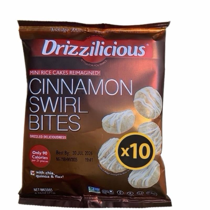 Drizzilicious mini rice cakes American snack UK - SugarPlug