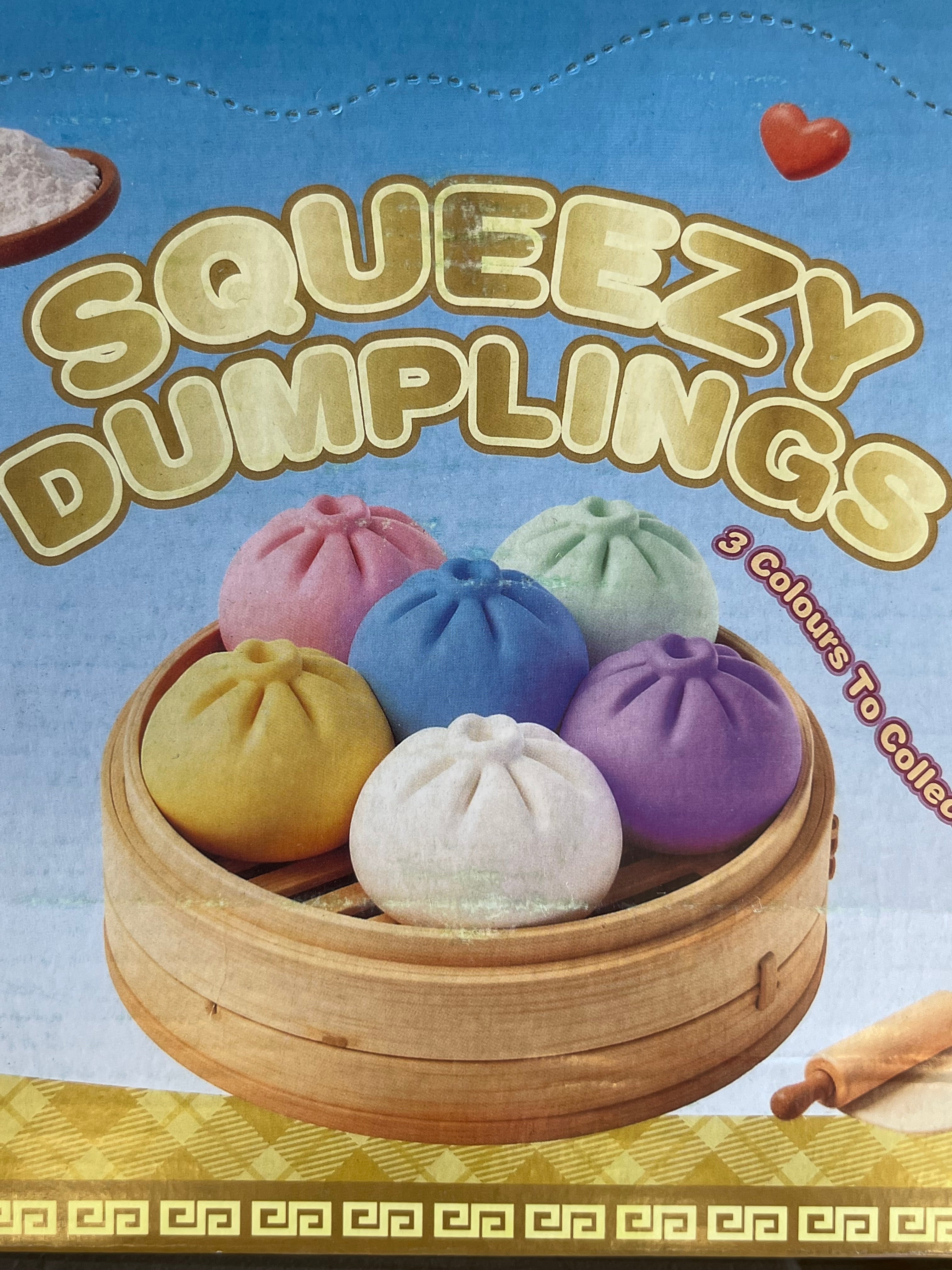 Expressive Big Dumpling Squishy Blind Box – Soft TPR Fidget Toy, Random Style, – SugarPlug UK