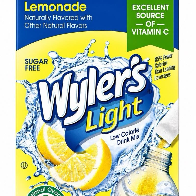 Wyler's Light zero sugar American drink mix singles – imported & delivered in the UK by SugarPlug