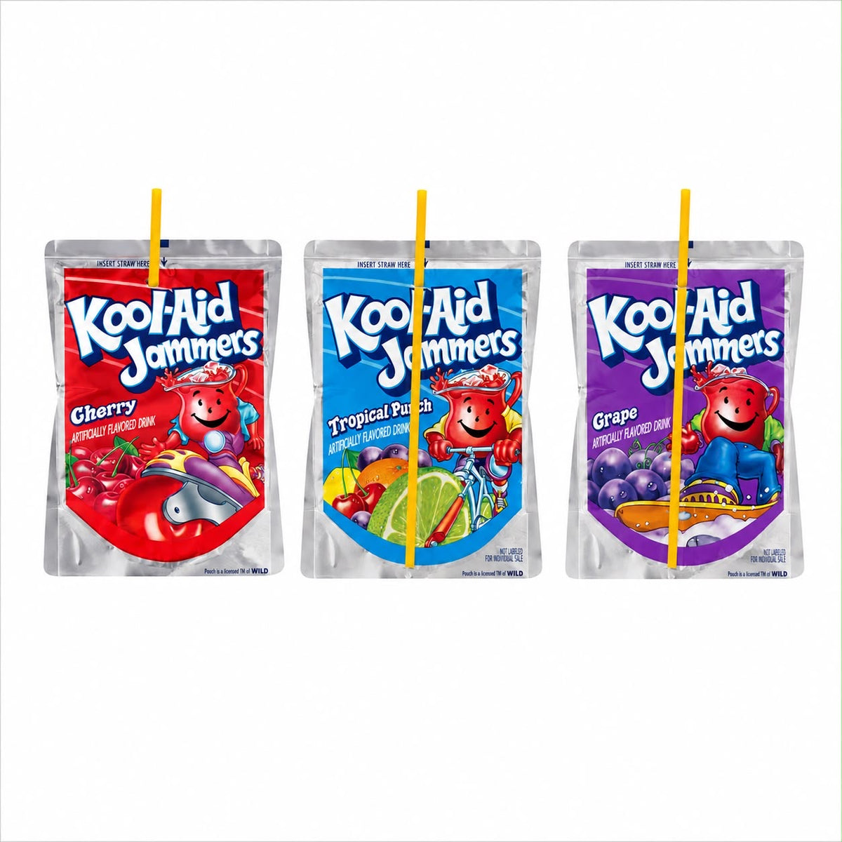 Kool-Aid Jammers low sugar American drink pouches – imported & delivered in the UK by SugarPlug