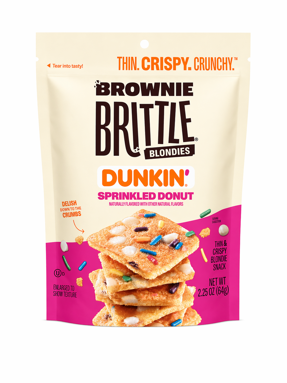 Brownie Brittle thin crispy snack American candy UK - toffee crunch salted caramel chocolate chip - SugarPlug