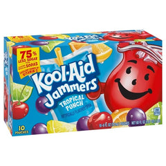 Kool-Aid Jammers low sugar American drink pouches – imported & delivered in the UK by SugarPlug