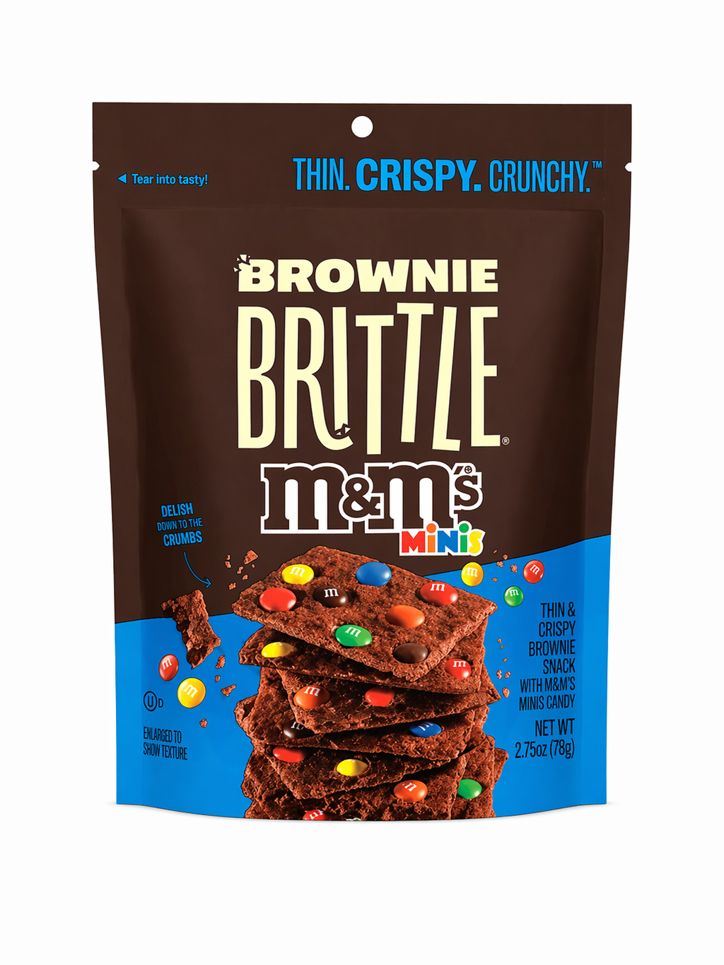 Brownie Brittle thin crispy snack American candy UK - toffee crunch salted caramel chocolate chip - SugarPlug
