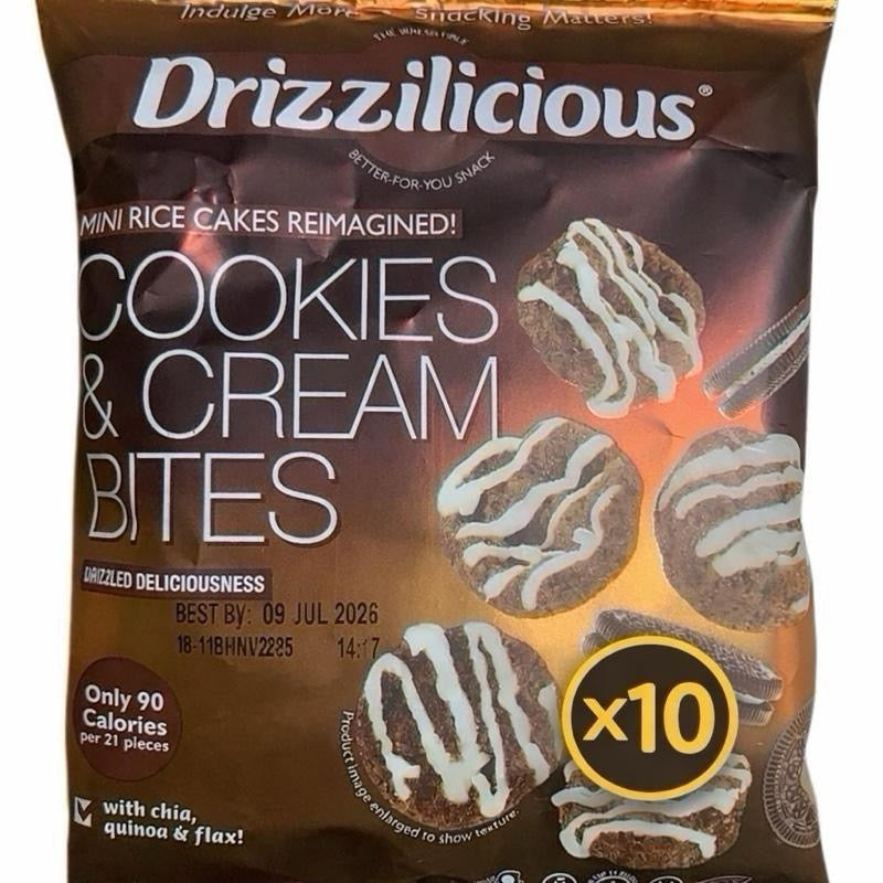 Drizzilicious mini rice cakes American snack UK - SugarPlug