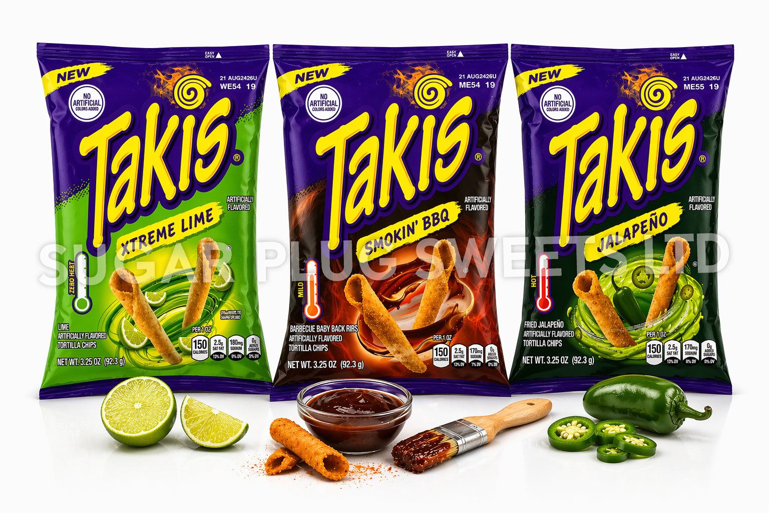 Takis Puffed Snacks American sweet and spicy crispy snacks - imported UK - SugarPlug