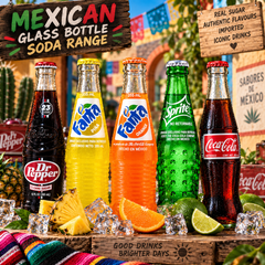 Mexican & Imported Glass Bottle Soda Range – Coca-Cola, Fanta, Sprite & Dr Pepper-1