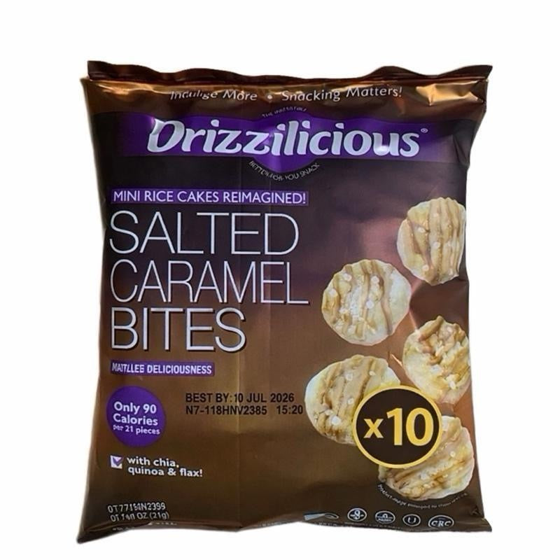 Drizzilicious mini rice cakes American snack UK - SugarPlug
