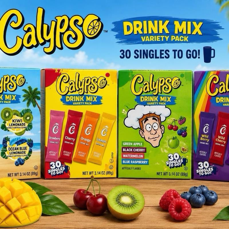Mixed American Drink Mixes - Amazing Refreshment From Amazing Brands Zero Sugar Skittles & Starburst Beverages