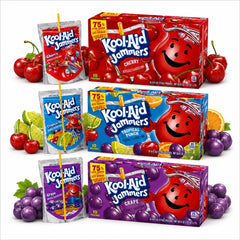 Kool-Aid Jammers low sugar American drink pouches – imported & delivered in the UK by SugarPlug