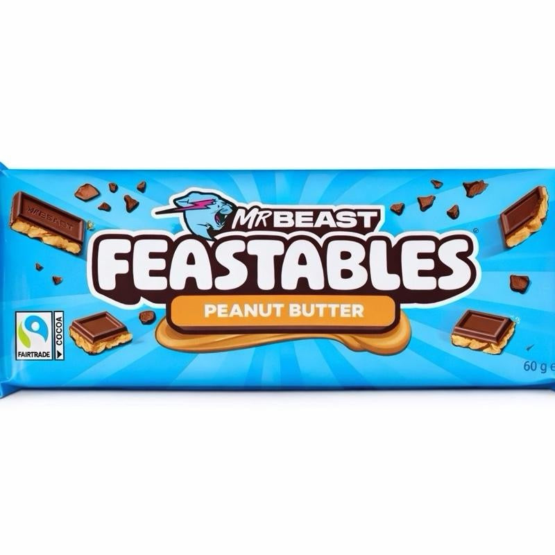 MrBeast Feastables chocolate bars imported UK - SugarPlug