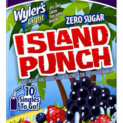 Wyler's Island Punch zero sugar drink mixes – imported & delivered in the UK by SugarPlug