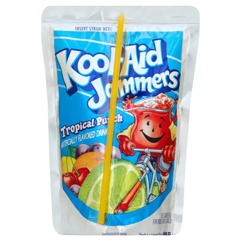 Kool-Aid Jammers low sugar American drink pouches – imported & delivered in the UK by SugarPlug