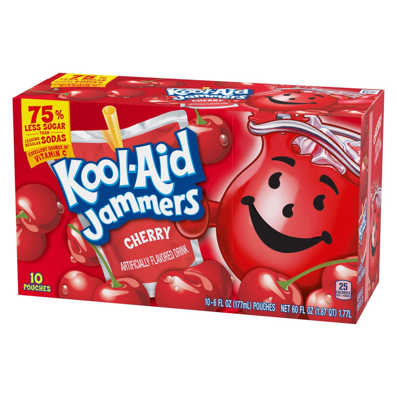 Kool-Aid Jammers low sugar American drink pouches – imported & delivered in the UK by SugarPlug