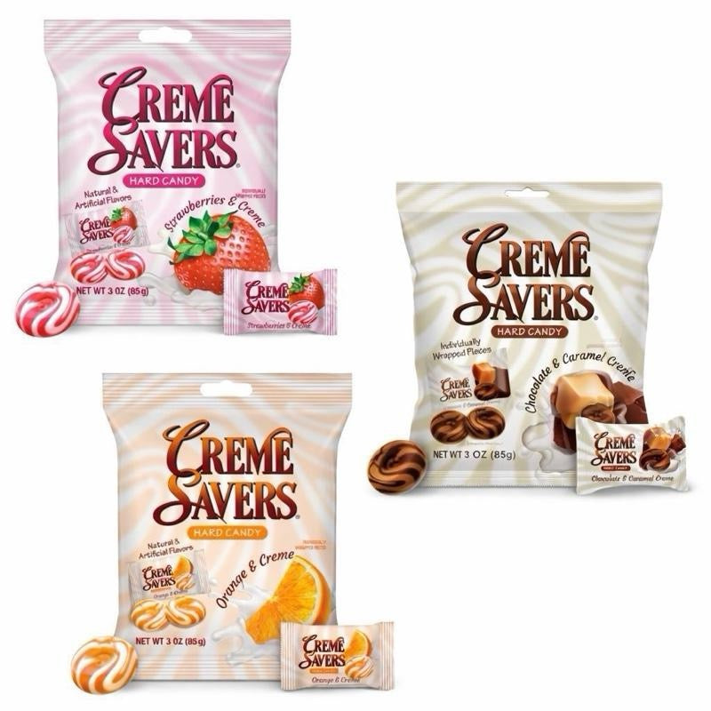 Iconic Candy Creme Savers retro American sweets imported UK - SugarPlug