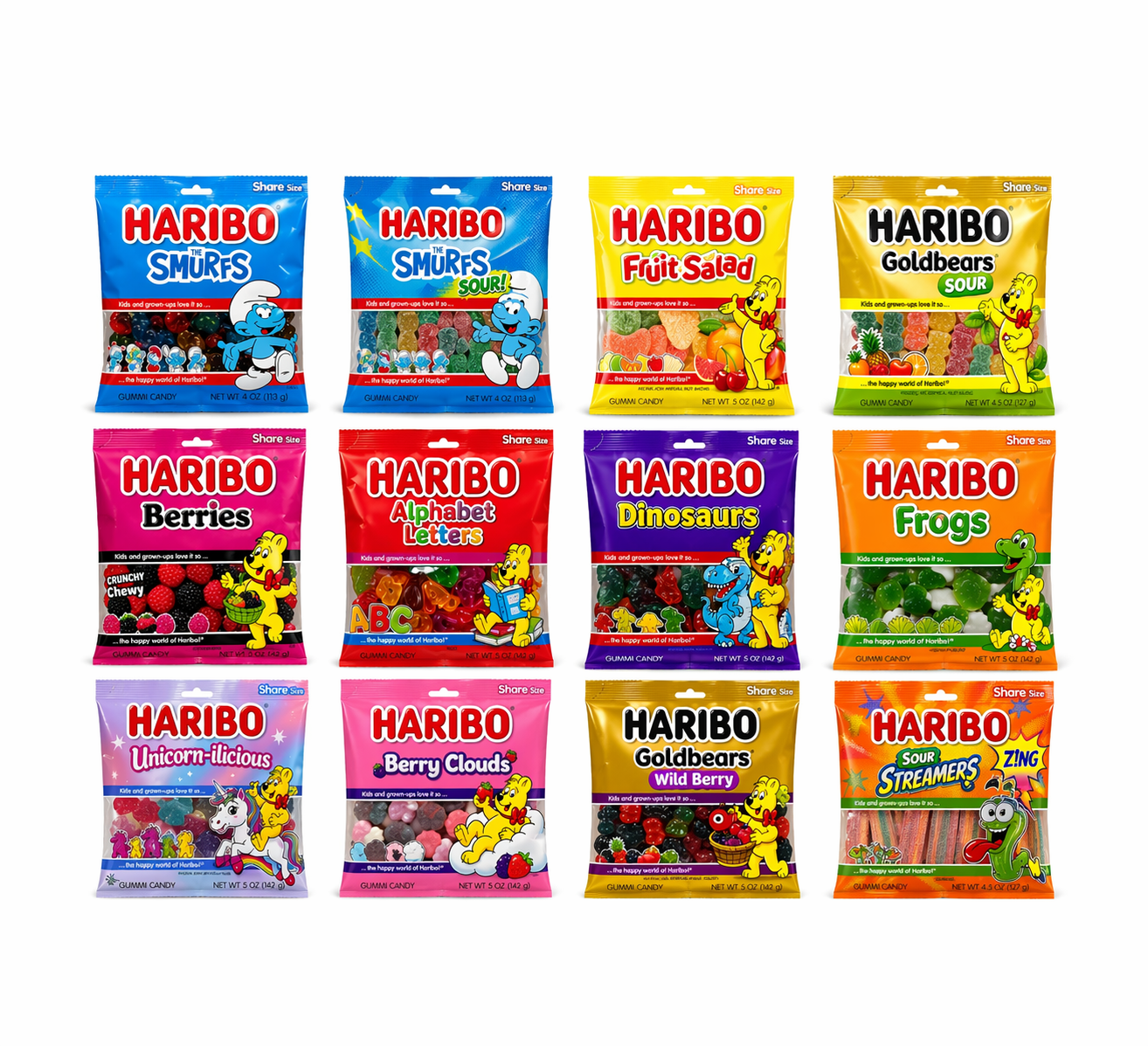  USA Haribo imported gummy sweets - rare American candy available in the UK