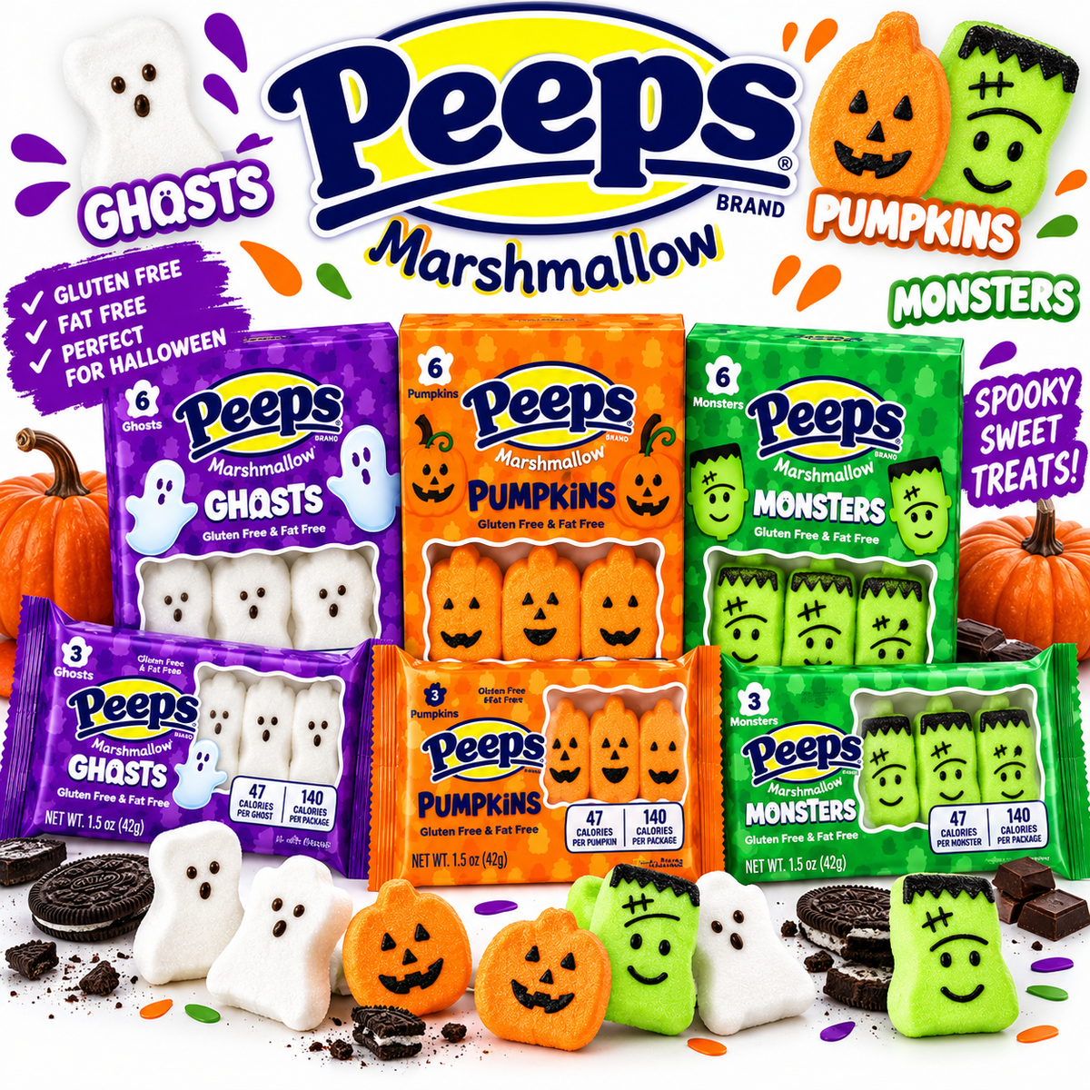 Peeps Marshmallow Chicks & Jelly Beans – Easter Treats