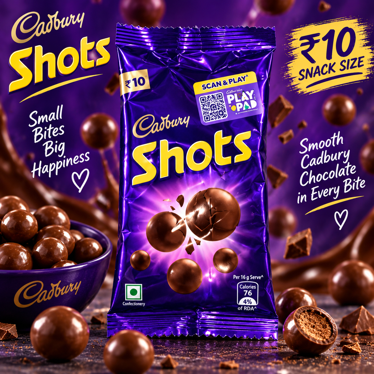 Cadbury Shots Indian Import 16g-1
