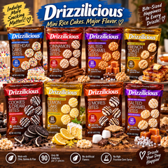 Drizzilicious Mini Rice Cakes Range - Limited Edition Classics & New Flavors-1