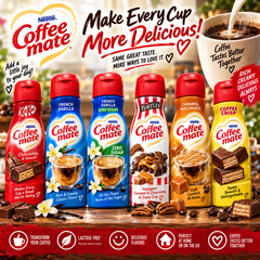 Coffee Mate - Coffee Enhancer Bundle Vanilla Caramel Chocolate & Seasonal Picks Creamer for Rich Taste & Creamy Flavours-1