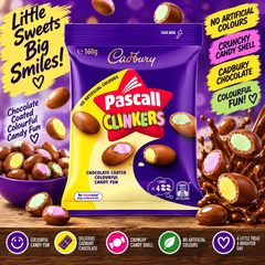 Cadbury’s Pascall Clinkers 160g Australian TikTok Viral Chocolate Candies - Guess The Colour Inside!!-1