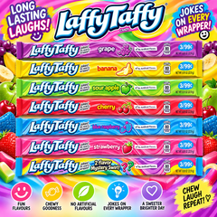 Laffy Taffy Chew Bars – American Candy Assorted Flavours-1