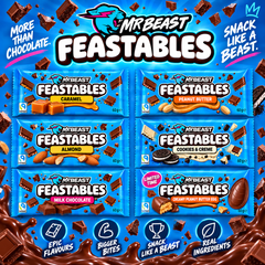 Mr. Beast Feastables – Creamy Chocolate Bars Range-1