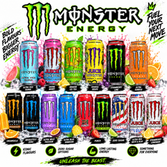 International Monster Energy Drink Range! 473ml Imports!-1