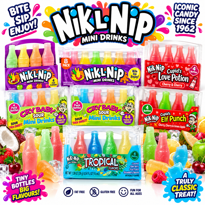 NIK L Nip American Candy Range (America) - Viral Trend Snack - BonBon-1