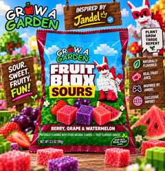 Grow A Garden Fruit Blox Sours – Berry, Grape & Watermelon – Jandel Edition 99g-1